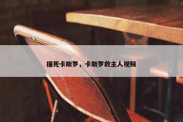 撞死卡斯罗，卡斯罗救主人视频