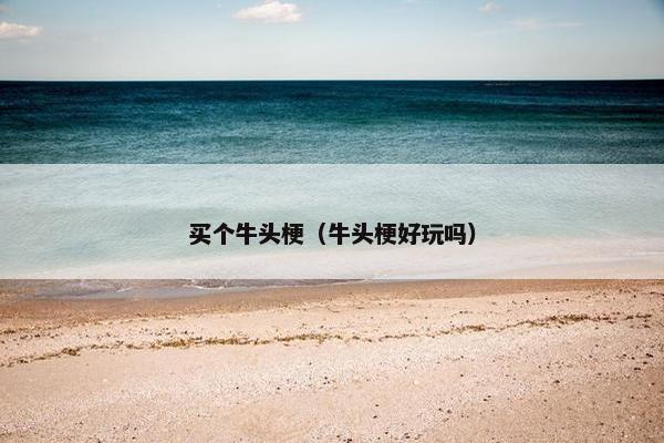 买个牛头梗（牛头梗好玩吗）