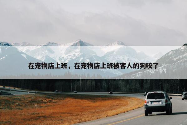 在宠物店上班，在宠物店上班被客人的狗咬了