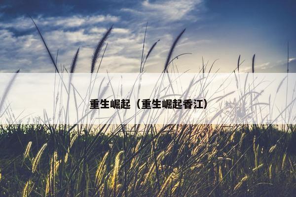 重生崛起（重生崛起香江）