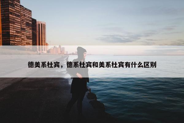 德美系杜宾，德系杜宾和美系杜宾有什么区别