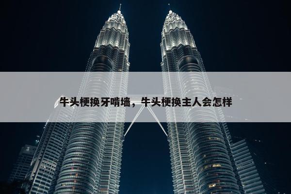 牛头梗换牙啃墙，牛头梗换主人会怎样
