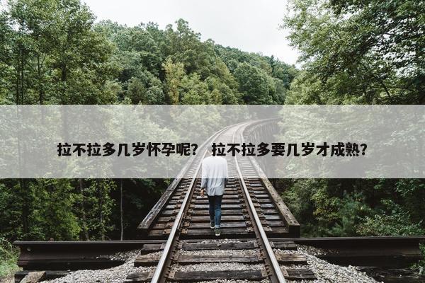 拉不拉多几岁怀孕呢？ 拉不拉多要几岁才成熟？