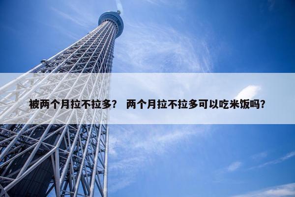 被两个月拉不拉多？ 两个月拉不拉多可以吃米饭吗？
