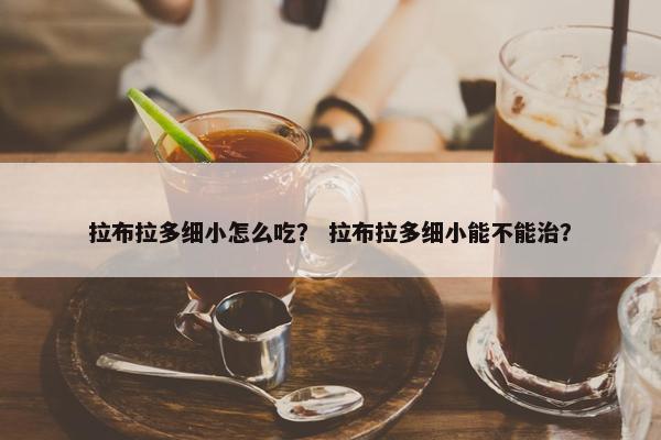 拉布拉多细小怎么吃？ 拉布拉多细小能不能治？