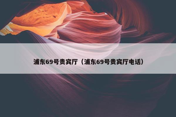 浦东69号贵宾厅（浦东69号贵宾厅电话）