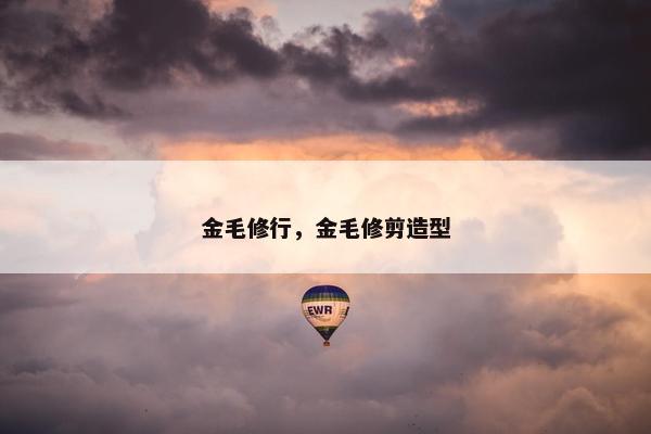 金毛修行，金毛修剪造型