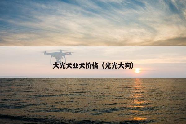 大光犬业犬价格（光光大狗）
