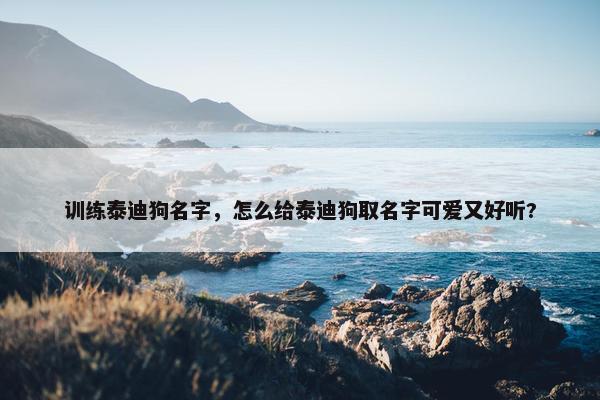 训练泰迪狗名字，怎么给泰迪狗取名字可爱又好听?
