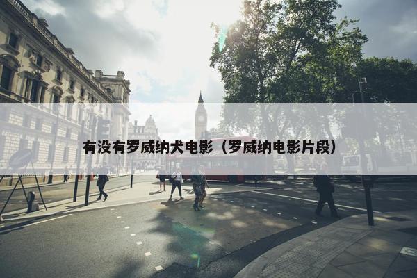 有没有罗威纳犬电影（罗威纳电影片段）