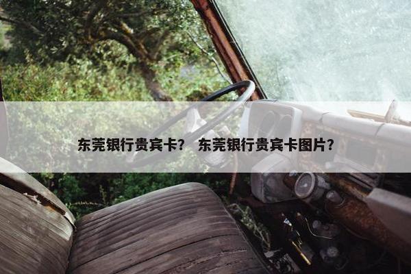 东莞银行贵宾卡？ 东莞银行贵宾卡图片？