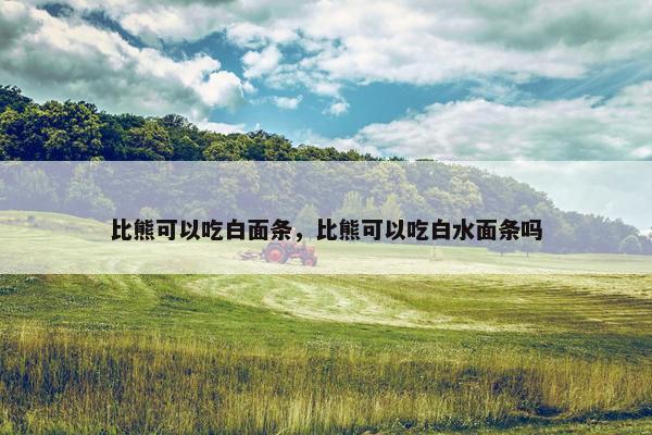 比熊可以吃白面条，比熊可以吃白水面条吗