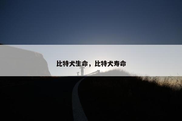 比特犬生命，比特犬寿命