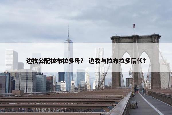 边牧公配拉布拉多母？ 边牧与拉布拉多后代？