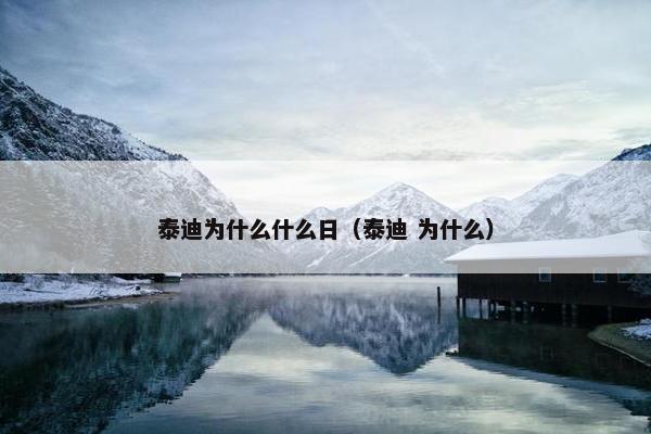 泰迪为什么什么日（泰迪 为什么）