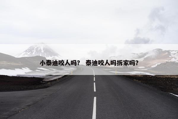 小泰迪咬人吗？ 泰迪咬人吗拆家吗？