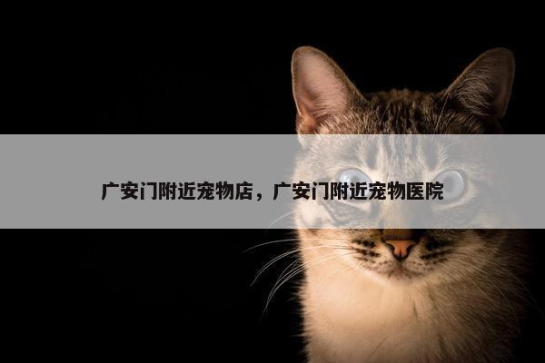 广安门附近宠物店，广安门附近宠物医院
