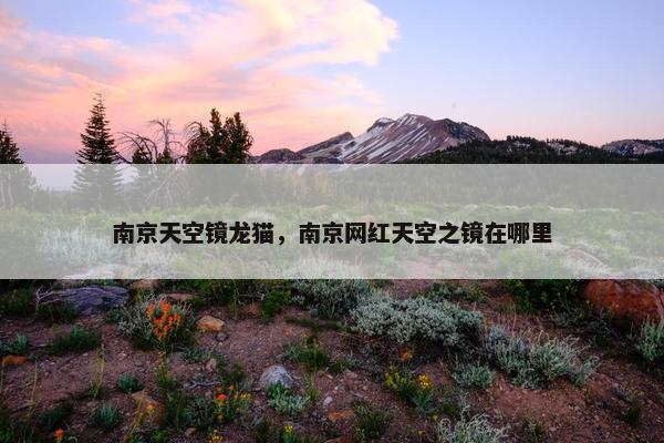南京天空镜龙猫，南京网红天空之镜在哪里
