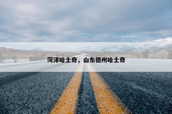 菏泽哈士奇，山东德州哈士奇