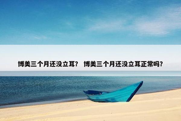 博美三个月还没立耳？ 博美三个月还没立耳正常吗？