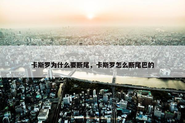 卡斯罗为什么要断尾，卡斯罗怎么断尾巴的