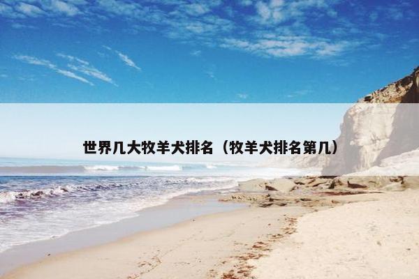 世界几大牧羊犬排名（牧羊犬排名第几）