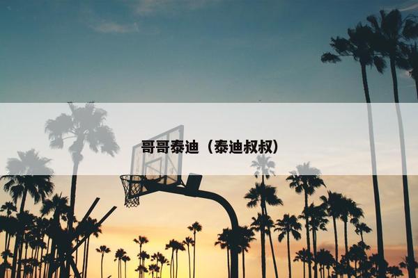 哥哥泰迪（泰迪叔叔）