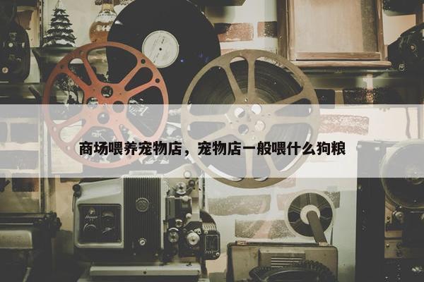 商场喂养宠物店，宠物店一般喂什么狗粮