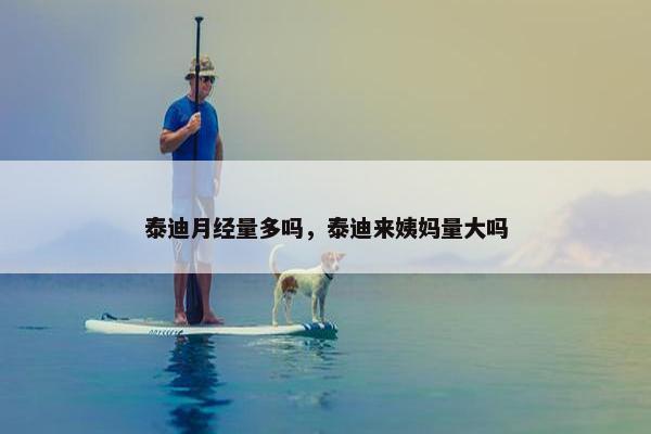泰迪月经量多吗，泰迪来姨妈量大吗