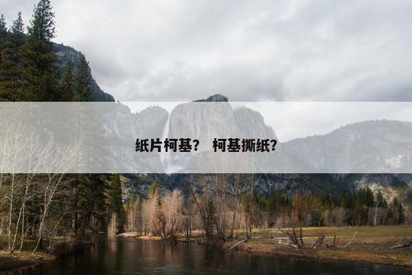 纸片柯基？ 柯基撕纸？