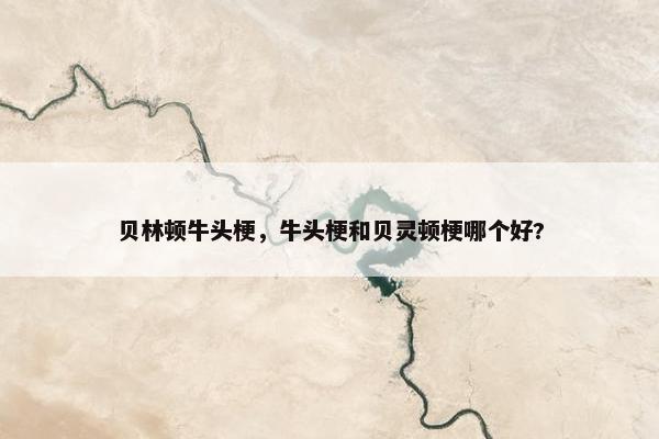 贝林顿牛头梗，牛头梗和贝灵顿梗哪个好?