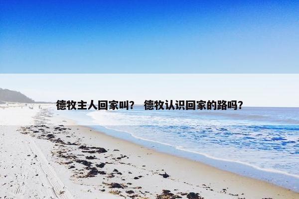 德牧主人回家叫？ 德牧认识回家的路吗？