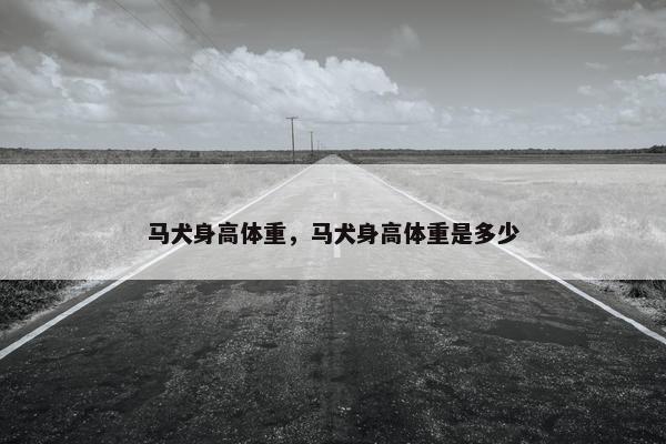 马犬身高体重，马犬身高体重是多少