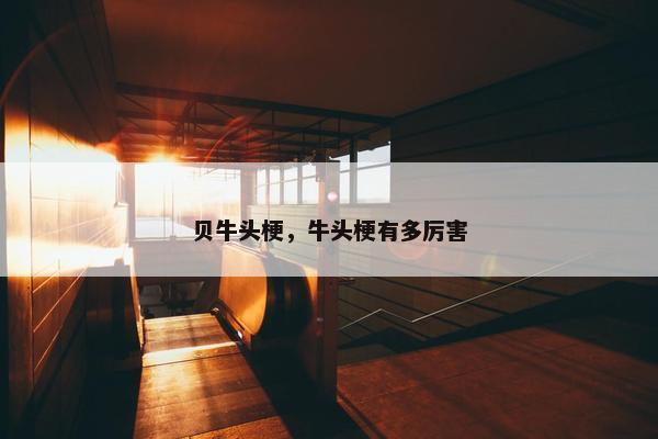 贝牛头梗，牛头梗有多厉害