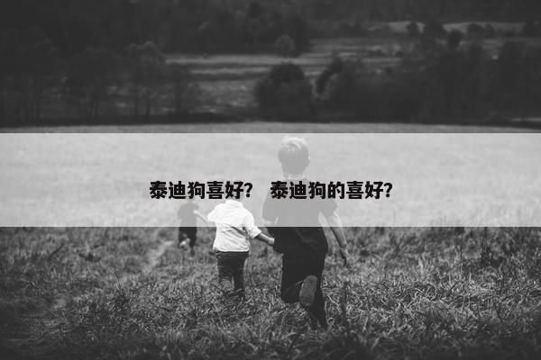 泰迪狗喜好？ 泰迪狗的喜好？