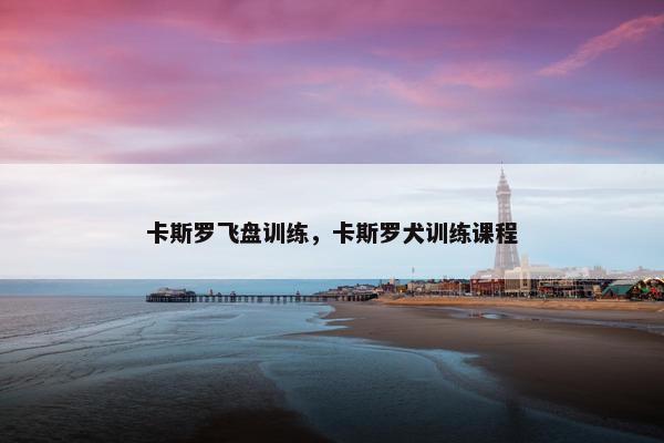 卡斯罗飞盘训练，卡斯罗犬训练课程