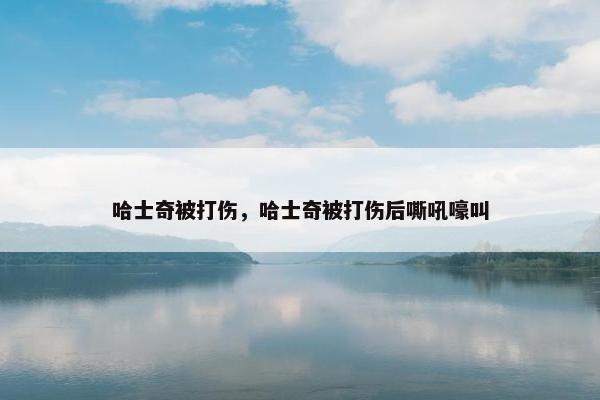 哈士奇被打伤，哈士奇被打伤后嘶吼嚎叫