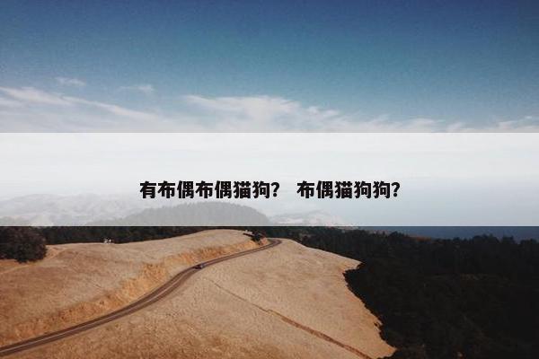有布偶布偶猫狗？ 布偶猫狗狗？