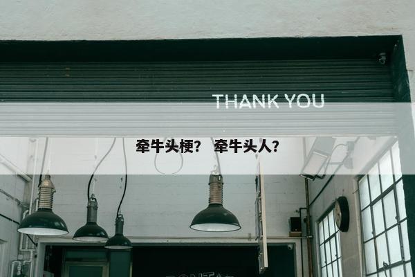 牵牛头梗？ 牵牛头人？