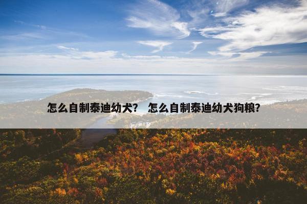 怎么自制泰迪幼犬？ 怎么自制泰迪幼犬狗粮？