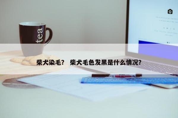 柴犬染毛？ 柴犬毛色发黑是什么情况？