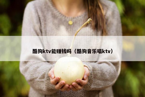 酷狗ktv能赚钱吗（酷狗音乐唱ktv）