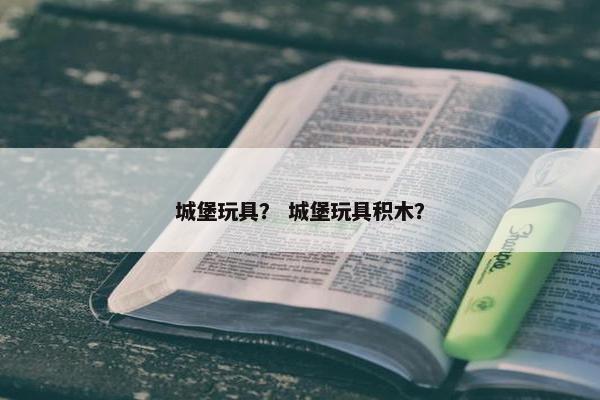 城堡玩具？ 城堡玩具积木？