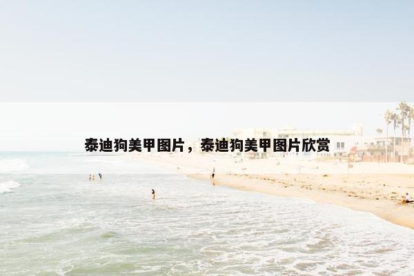 泰迪狗美甲图片，泰迪狗美甲图片欣赏