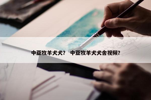 中亚牧羊犬犬？ 中亚牧羊犬犬舍视频？