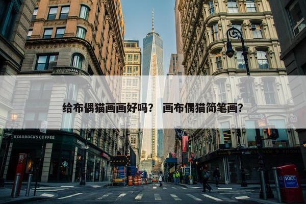 给布偶猫画画好吗？ 画布偶猫简笔画？