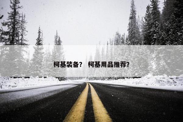 柯基装备？ 柯基用品推荐？