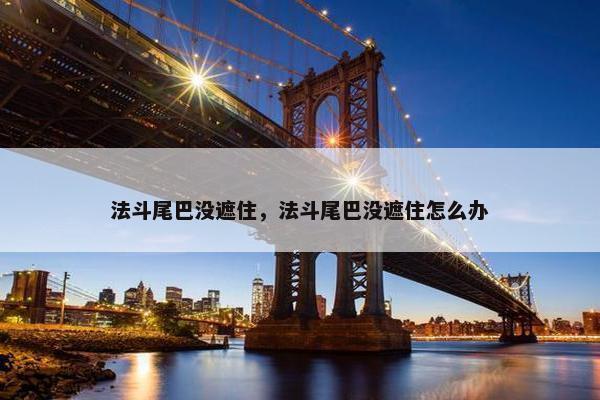 法斗尾巴没遮住，法斗尾巴没遮住怎么办
