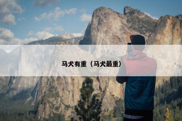 马犬有重（马犬最重）