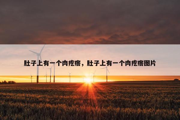 肚子上有一个肉疙瘩，肚子上有一个肉疙瘩图片